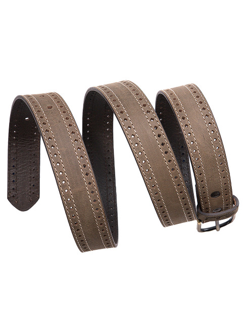 Redback Women's Town Belt – Rustic Brown Full-Grain Leather