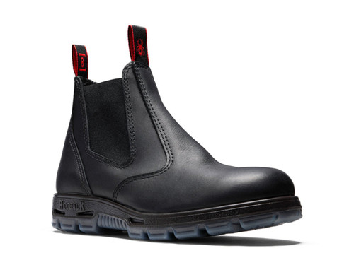 Redback Bobcat Easy Escape 6" Matte Black Slip-On Work Boot – Steel Toe