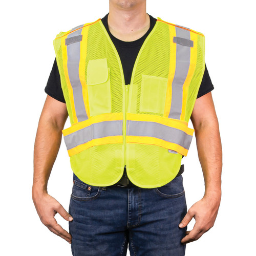 Game Sportswear I-684 The 5 Point Breakaway Hi-Vis Mesh Vest