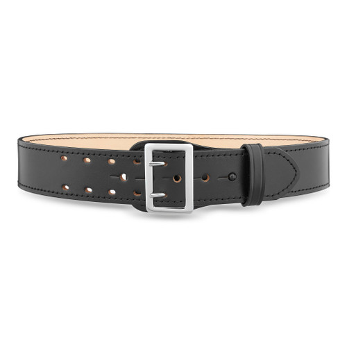 2-1/4" Plain Leather Sam Browne Duty Belt (2-Row Stitch)