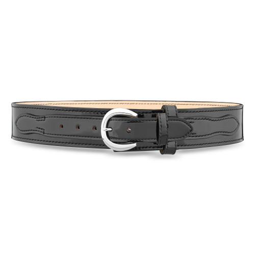 2-1/4" High-Gloss Leather Border Patrol Belt