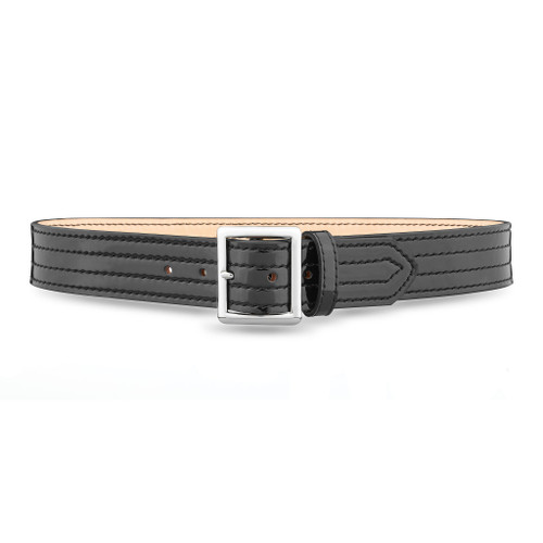 1-3/4" High-Gloss Leather 4-Row Stitch Garrison Belt
