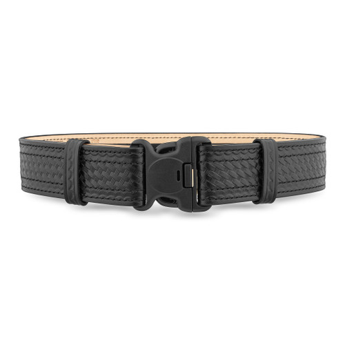 2-1/4" Basketweave Leather Duty Belt