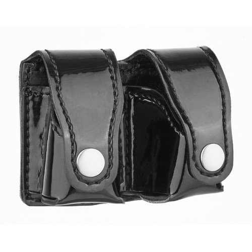 High-Gloss Leather Revolver Speed Loader Holders