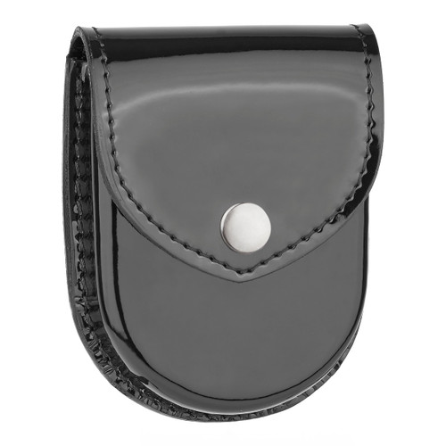 High-Gloss Leather Round Bottom Closed Single Cuff Case