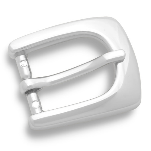 3/4" Floral Ranger Belt Buckle - Silver