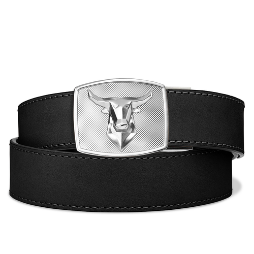 Kore Essentials 1.5" Buffalo Leather Western EDC Belt with Ratchet Buckle