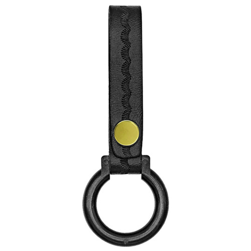 Hero's Pride AirTek Single Snap Side-Handle Baton Holder, Brass Snap, Basket Weave