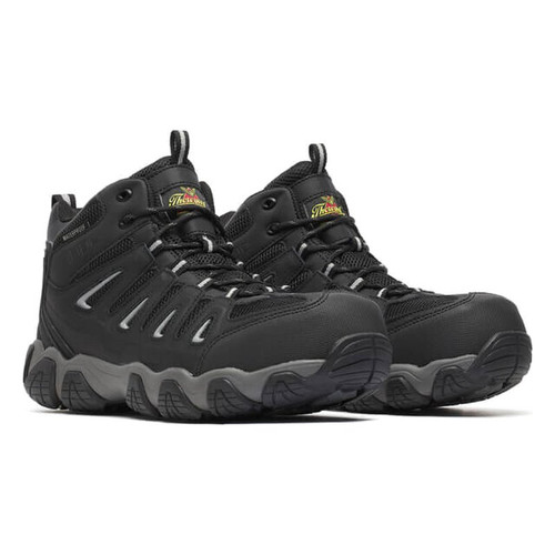 Thorogood 804-6292 Crosstrex Mid Composite Toe Waterproof Hiker - Black/Grey