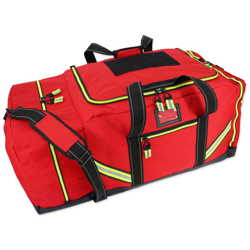 Lightning X 3XL Turnout Gear Bag with Helmet Compartment, No Logo, Red