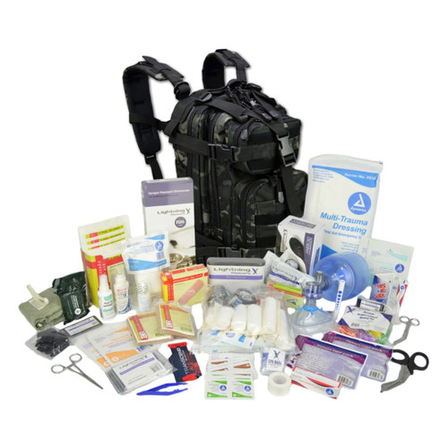 Lightning X Stocked EMS-EMT Trauma and Bleeding First Aid Responder Medical Backpack