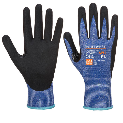 Portwest Cut C13 Dexti Ultra Sandy Nitrile Glove A3 Cut AP52