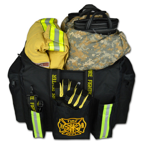 Firefighter Gear Bag - Turnout Gear Bag - Deluxe Bag With