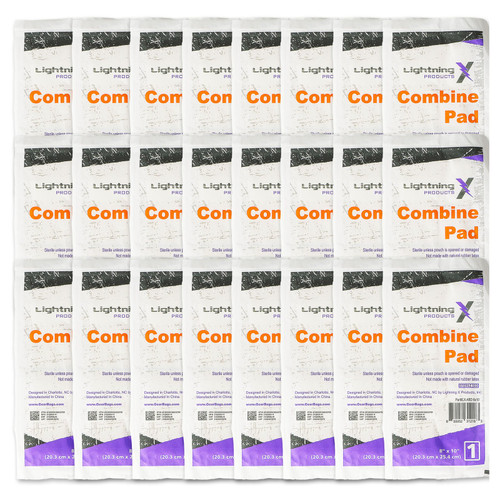 Lightning X 8x10-Inch EMS ABD Pad - Box of 24