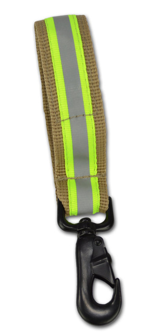 Lightning X LXFGS-HTX Premium Heavy-Duty Nylon Fire Glove Strap - Turnout Tan