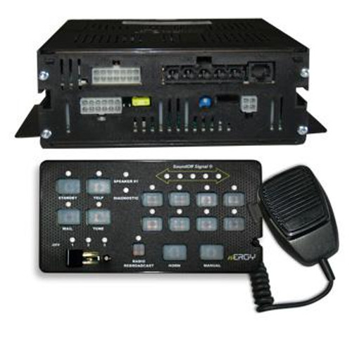SoundOff Signal nErgy 400 Series Console Mount Remote Siren - 100 Watt