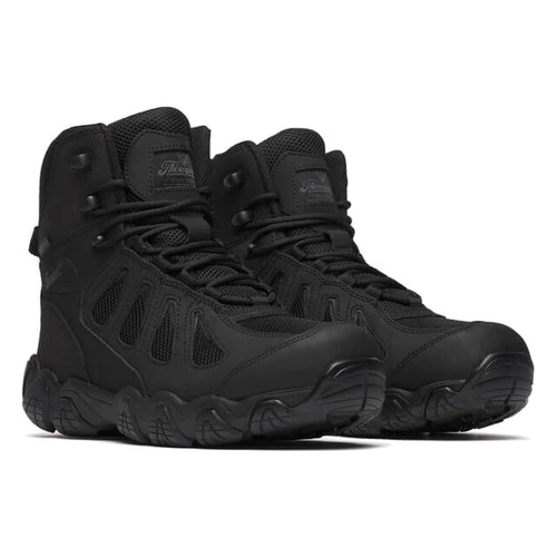 Thorogood 834-6295 Crosstrex 6" Waterproof BBP Side-Zip Hiker - Black