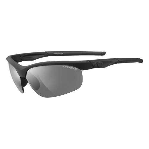TIFOSI Matte Black Veloce Tactical Glasses - Single SMOKE Lens