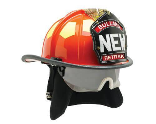 Bullard FireDome USTM Traditional Firefighter Helmet, Matte Finish Retrak Visors