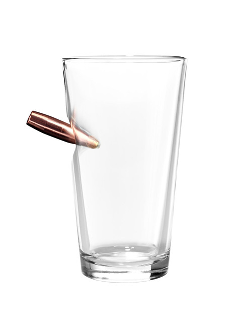 Last Man Standing - Pint Glass W/ Bullet