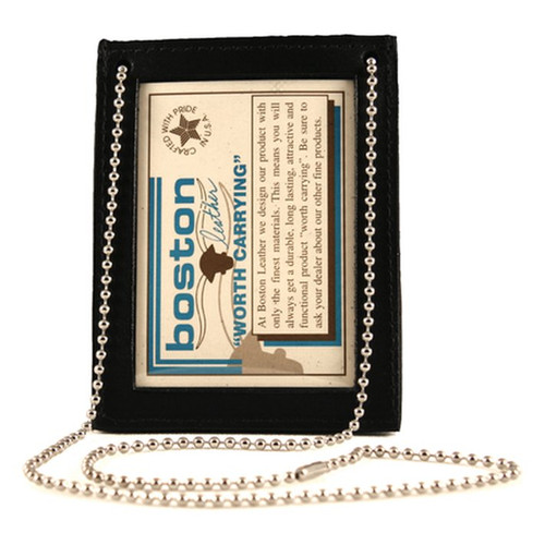 Boston Leather Neck Chain, 2 ID, No Badge