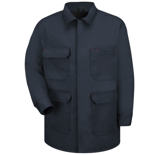 Red Kap Quilted Duck Chore Coat Navy