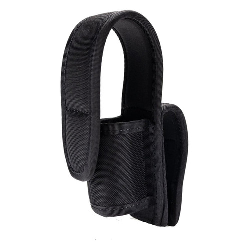 Hero's Pride Ballistic Closed Top and Open Bottom Flashlight Holder, Large, 2-1/4 Inch Belt