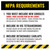 NFPA REQUIREMENTS FOR TL-2 HELMETS