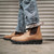 Redback Bobcat Mesa 6" Crazy Horse Tan Slip-On Work Boot – Soft Toe