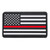 H6 Homeland Six Thin Red Line American Flag Patch – 2" x 3" Hook-and-Loop