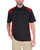 Propper Midweight Men's Short Sleeve Color Block Pocket Polo Black (Main) & Red S