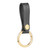 Basketweave Leather Baton Strap | Metal Ring