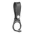 Plain Leather PR24 Holder W/ Black Plastic Ring