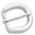 1-1/4" Border Patrol Belt Buckle - Silver