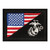 Rothco USMC Eagle, Globe and Anchor / US Flag Deluxe Fine Knit Watch Cap
