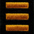 Hero's Pride Service Bars, Continuous Felt, Summer Gold on Black, 1 x 1/4 Inch Bar