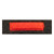 Hero's Pride Service Bars on Continuous Felt, Red on Black, 1 x 1/4 Inch Bar