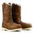Thorogood 804-3320 American Heritage 11" Waterproof Steel Toe Wellington Pull-On Boot - Crazy Horse