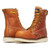 Thorogood 804-4210 American Heritage 8" Waterproof Plain Toe Composite Toe Wedge Boot - Tobacco