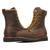 Thorogood 804-4235 American Heritage 8" Moc Toe Steel Toe Black Wedge Boot - Trail Crazy Horse