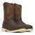 Thorogood 804-4331 Western Work 11" Steel Toe Square Toe Wellington - Crazy Horse/Pebble Brown