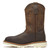 Thorogood 804-4331 Western Work 11" Steel Toe Square Toe Wellington - Crazy Horse/Pebble Brown