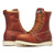 Thorogood 804-4364 American Heritage 8" Plain Toe Steel Toe Wedge Sole Work Boot - Tobacco
