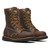 Thorogood 814-4261 American Heritage 8" Round Toe Black Wedge Soft Toe Work Boot - Crazy Horse