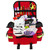 Lightning X Small EMT First Responder Bag with Basic Fill Kit - Red