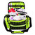 Lightning X Mid-Size EMT First Responder Bag with MOLLE Panel and Basic Fill Kit - Fluorescent Yellow