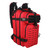 Lightning X Small Tactical Assault Backpack with Trauma and Bleeding Fill Kit - Red