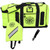 Lightning X Quad Vent Step-In Turnout Gear Bag Package with SCBA Mask Bag - Fluorescent Yellow