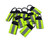 Lightning X Hi-Vis Reflective Ballistic Nylon Zipper Pulls for EMT, Tactical and Safety Bags