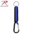 Rothco Thin Blue Line Paracord Keychain With Carabiner